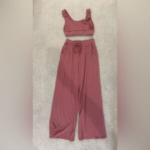 Sweet Slumber Mauve Lulus Two-Piece Pajama Set
